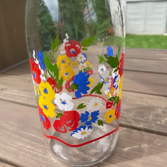 Vintage Milk jug ´Le Parfait’ from France with multi flowers - Picture 7 of 13